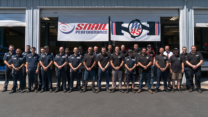 The M45 Automotive team — ASE Certified Subaru specialists in Auburn, CA